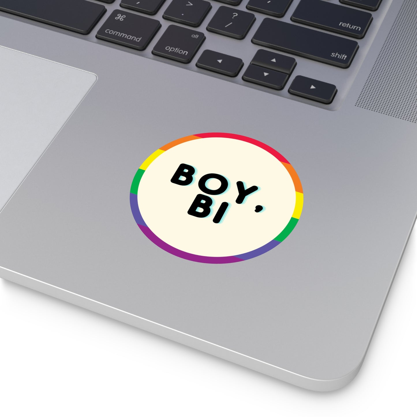 "Boy, Bi" Bisexual Pride vinyl sticker